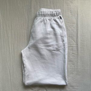 White TNA Sweatpants